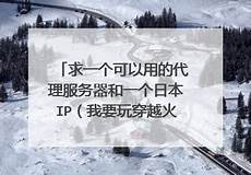日本代理服务器ip下载